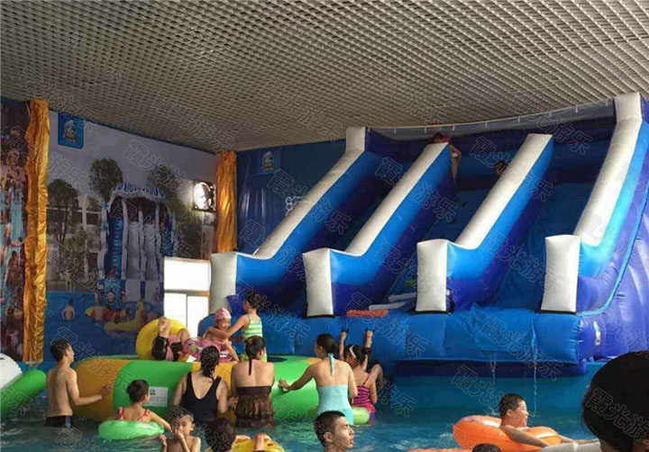 儋州充气滑梯游泳池